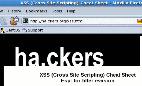 XSS Cheat Sheet